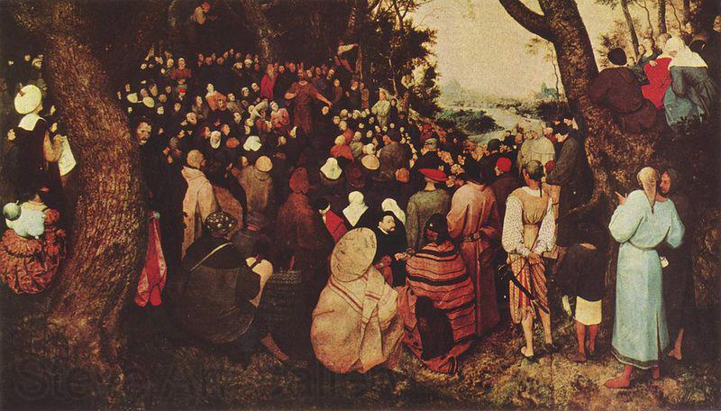 Pieter Bruegel the Elder Bubpredigt des Johannes